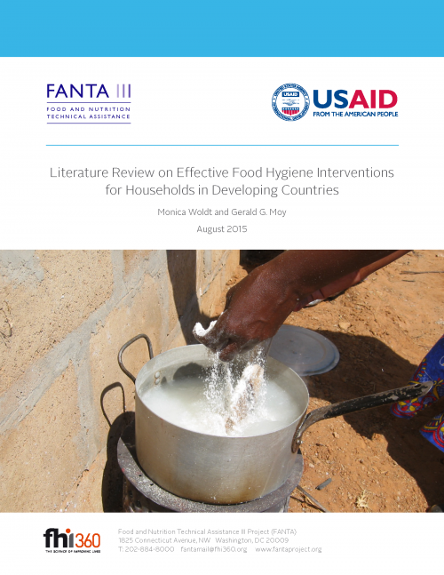literature review on food safety and hygiene